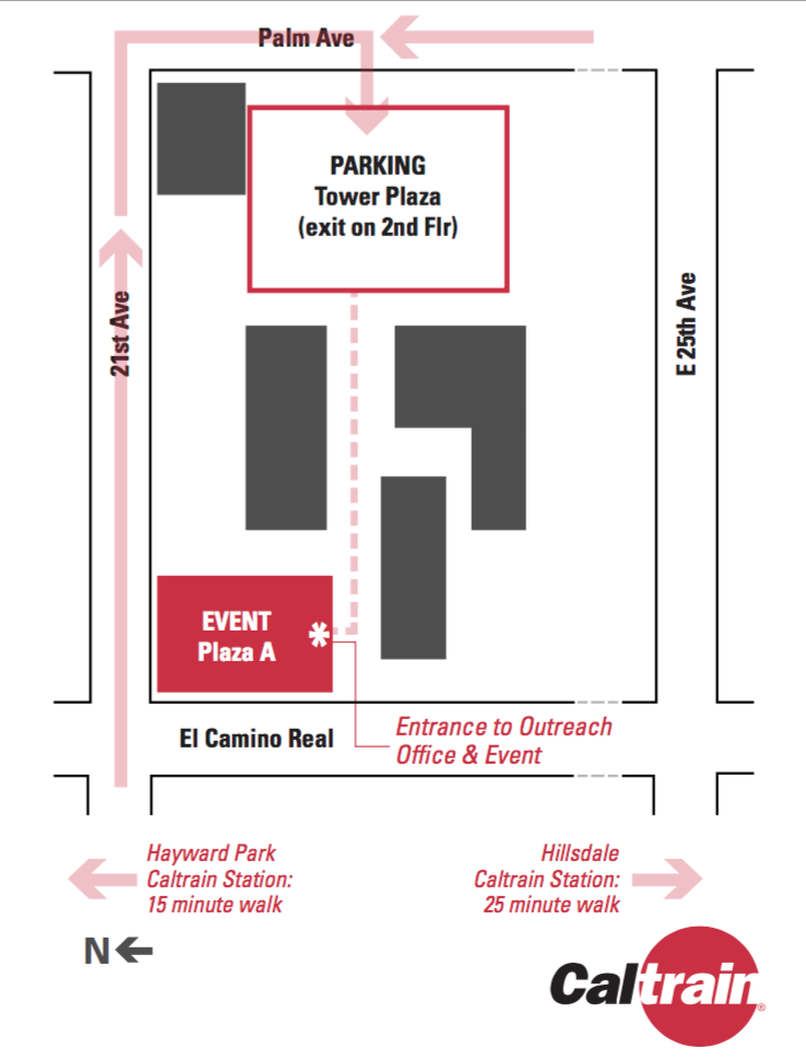 25th Avenue Grade Separation Event Map