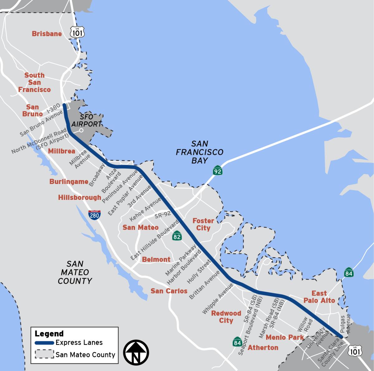 San Mateo Map