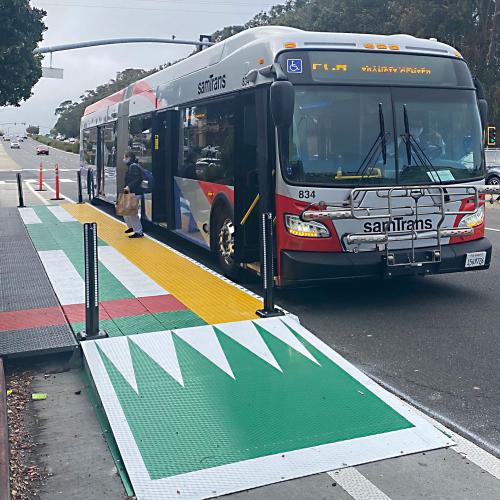 SamTrans Bus on El Camino