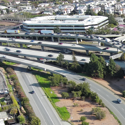 US 101 SR 92 Interchange Area Improvements Banner
