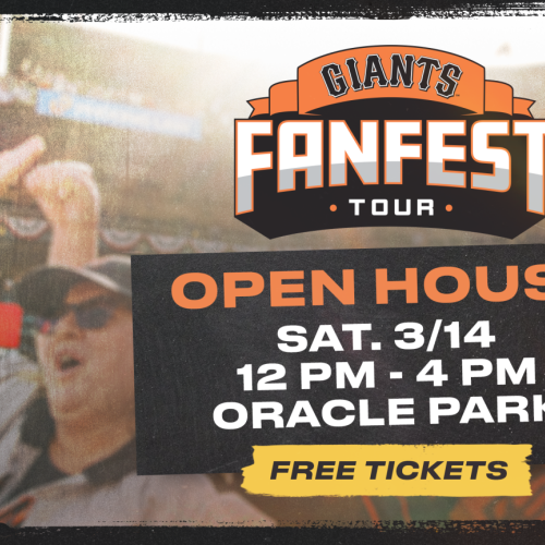 Giants Fanfest promotional image featuring their event on March 14