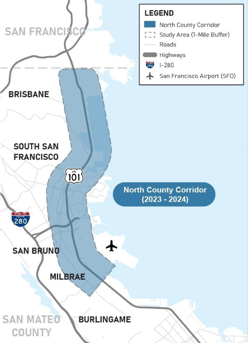 North County Corridor Map