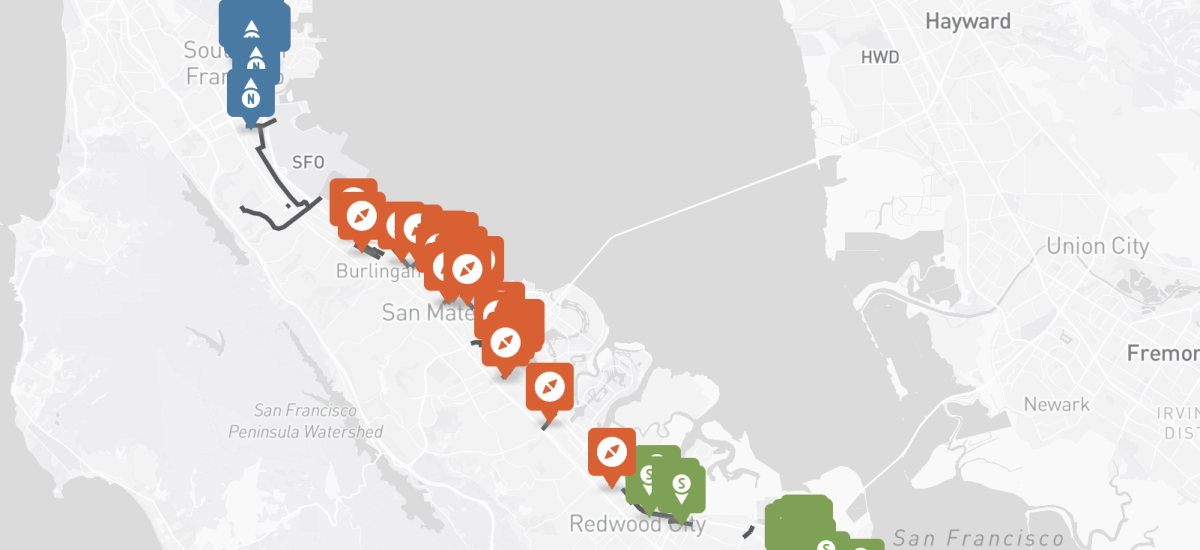 Screenshot of the Active 101 Mapping Tool